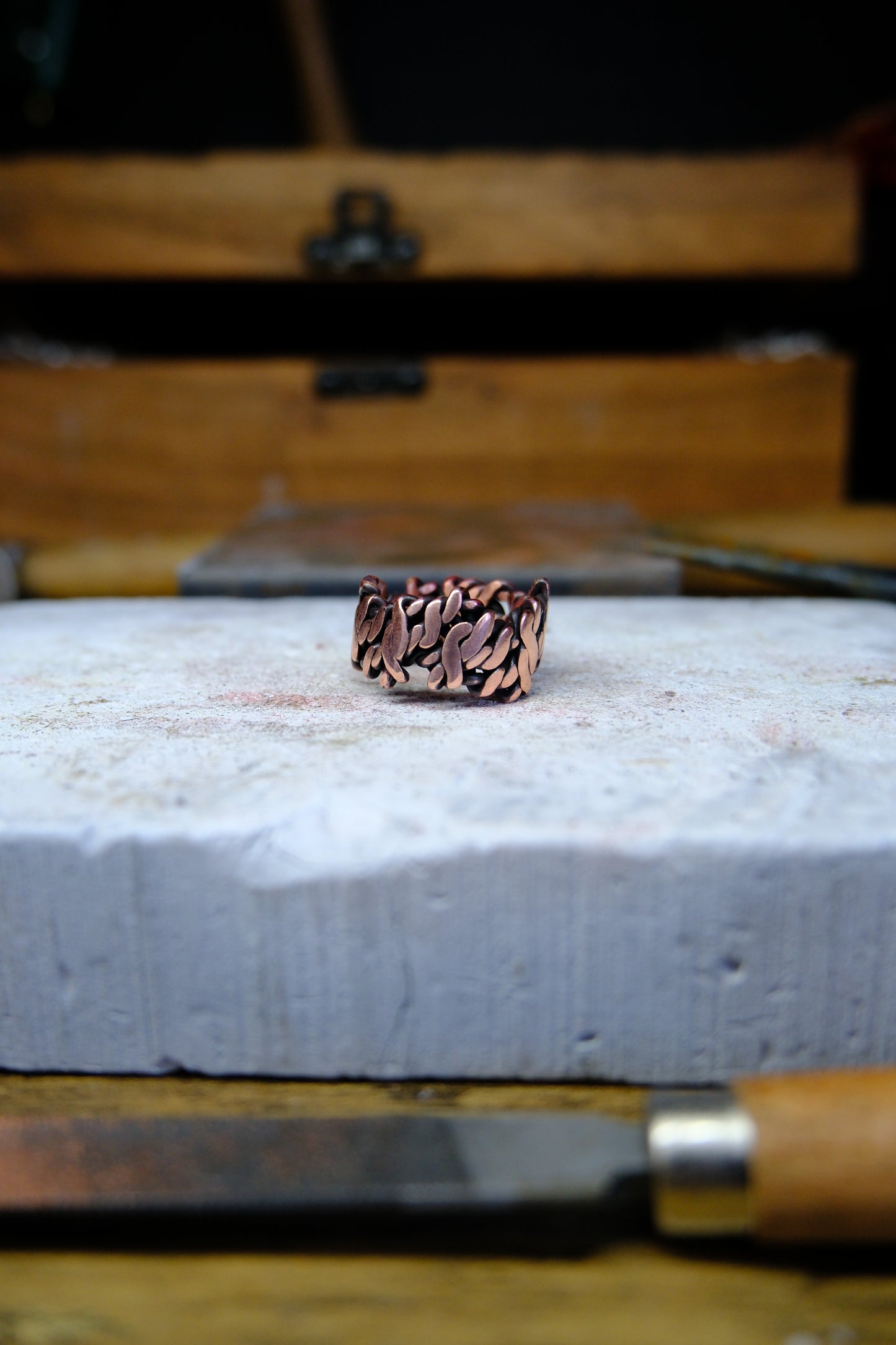 Copper Plait Ring